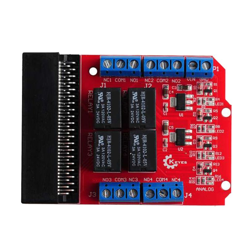 Kids Education Channel - Modul Relay 4 Saluran TCE Microbit