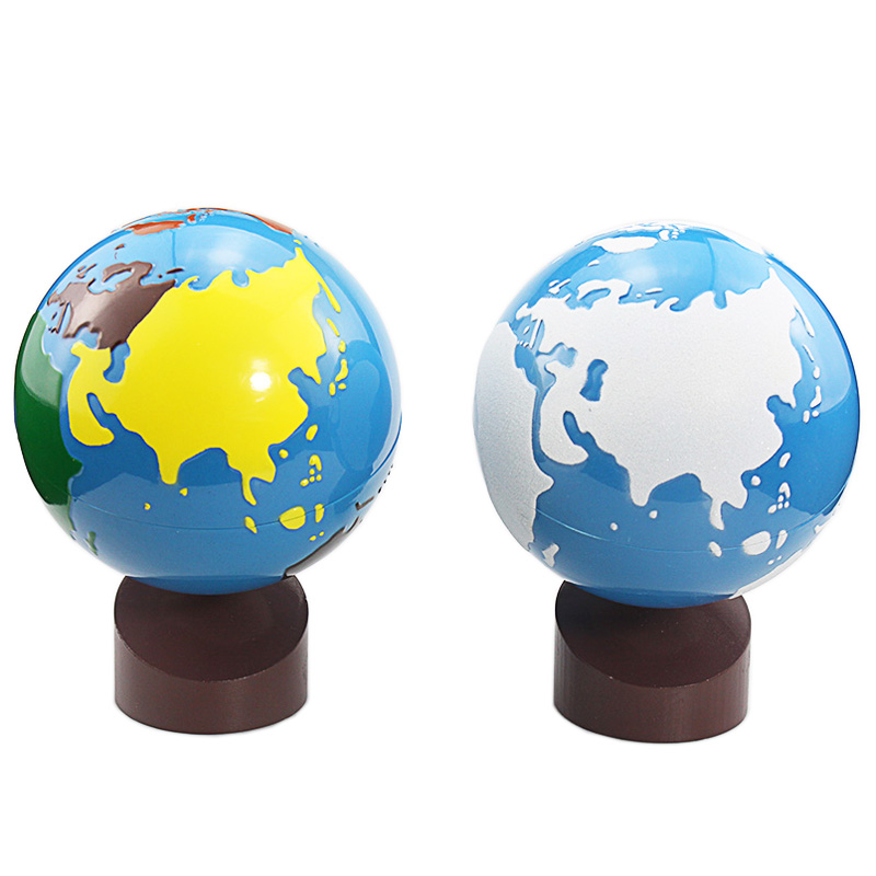 Educational Globe For Kids - Mainan Geografi Montessori Globe Geografis Mainan