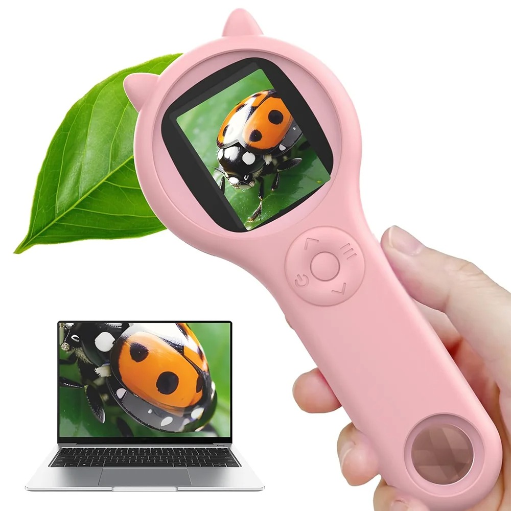 Kids Education Video - Mikroskop Anak-anak Mikroskop Digital Pembesar Genggam