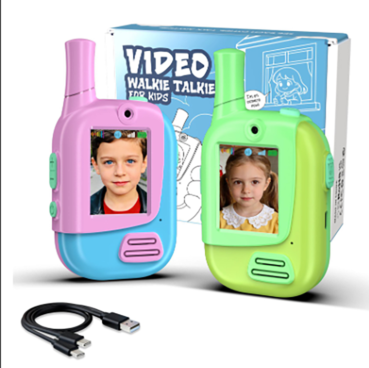 Kids Education Video - 2 Paket Walkie Talkie Video Anak