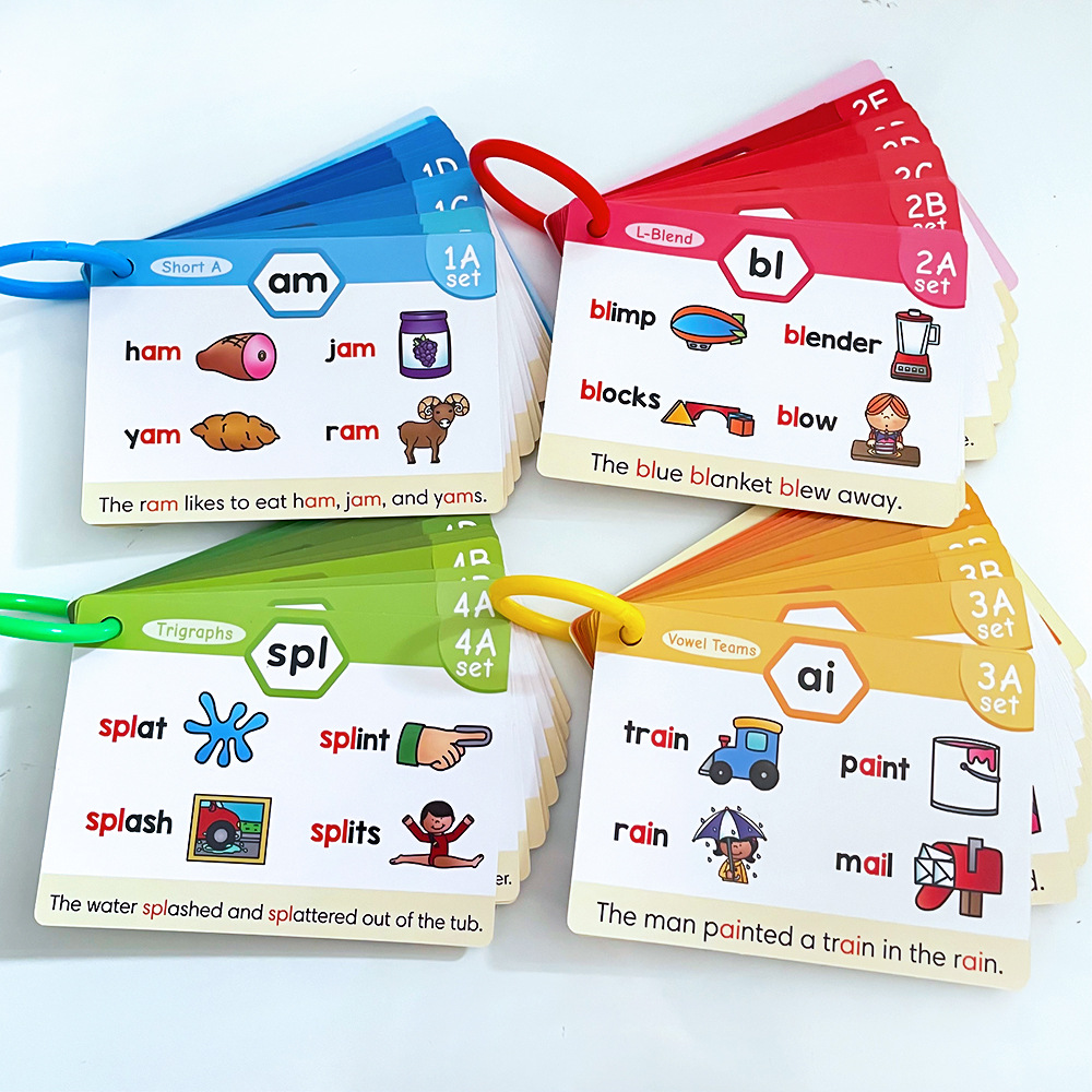 Kids Education Words - Mainan Edukasi Pembelajaran Fonik Anak-anak Bahan