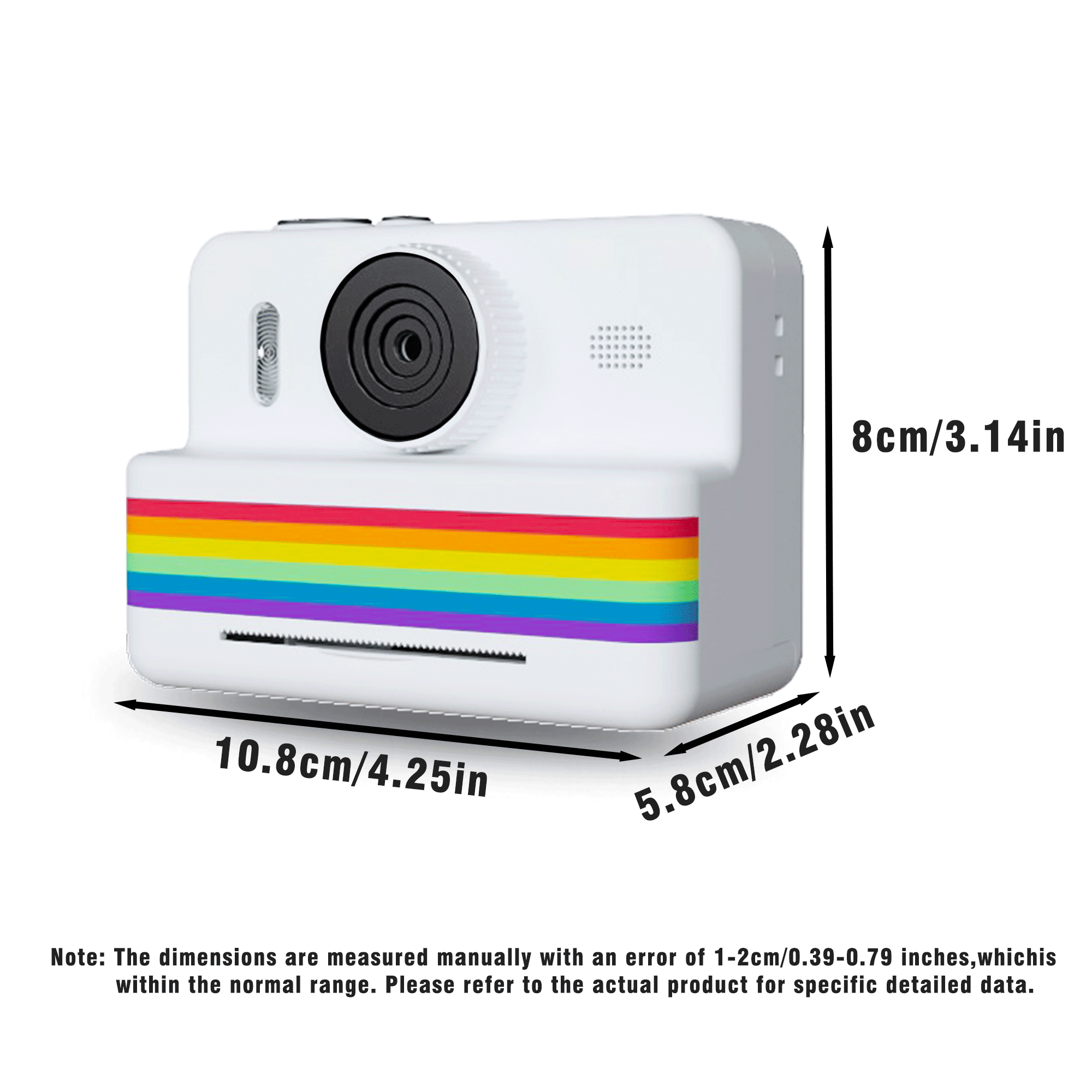 Kamera cetak instan 2.8 inci,  - Kids Education Video ulasan dan harga