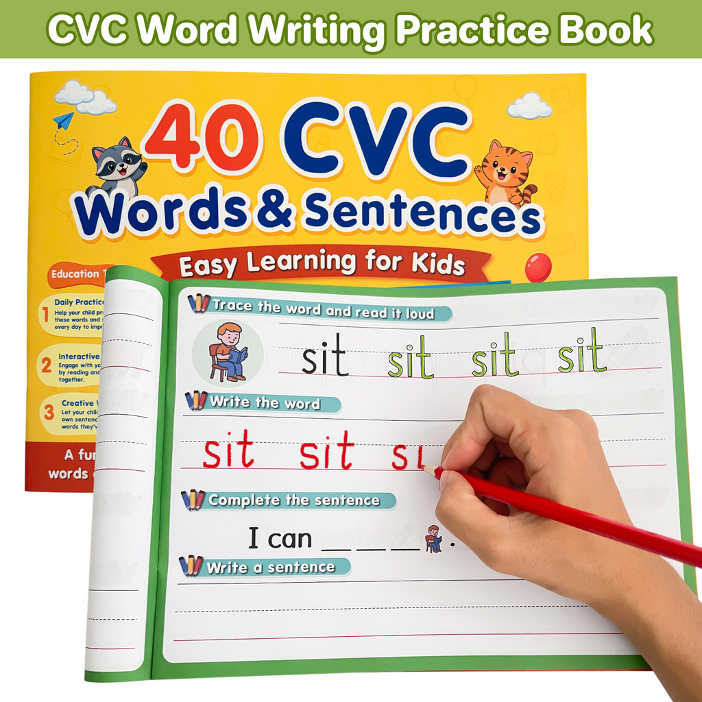 Buku Kerja Membangun Kalimat K - Kids Education Words ulasan dan harga