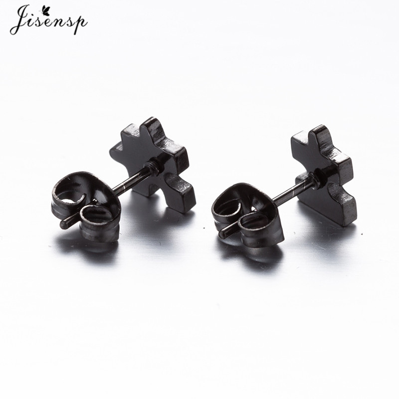 Anting-anting baja tahan karat - Puzzle Map World ulasan dan harga