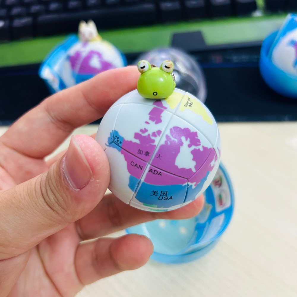 Peta Dunia Bumi 2006 2x2 Ball  - Puzzle Map World ulasan dan harga