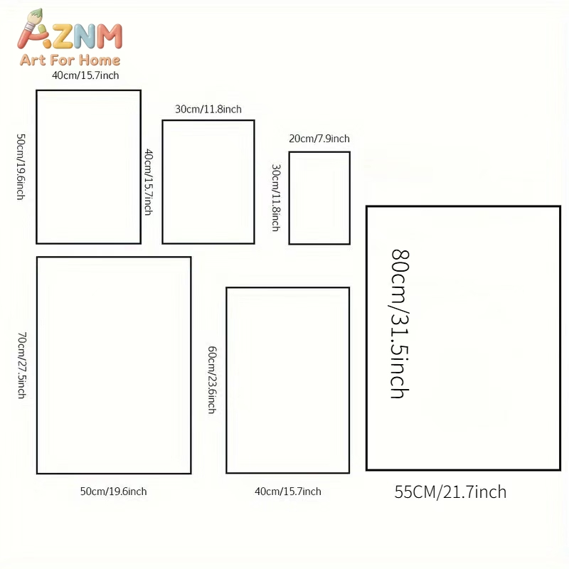 AZNM Seni Dinding Kanvas Tanpa - Kids Education Yes ulasan dan harga