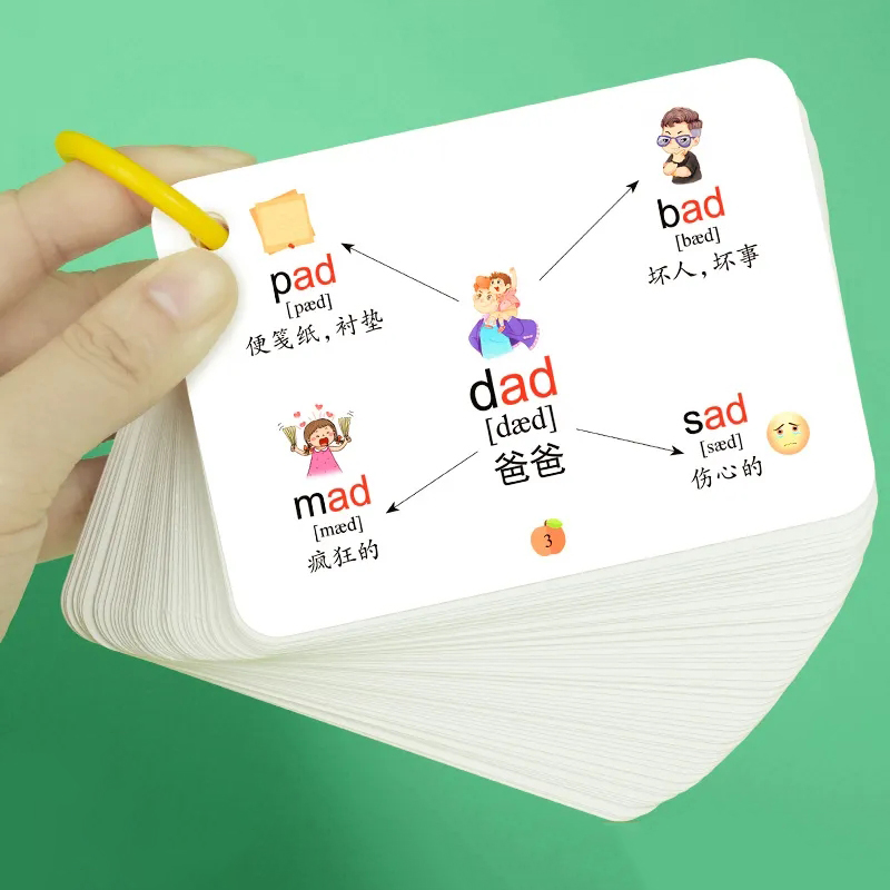 Kartu peta pikiran kata 600 de - Kids Education Words ulasan dan harga