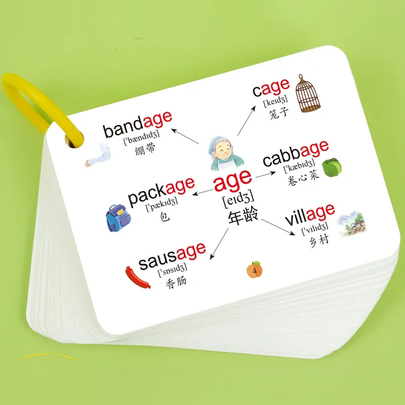 Kartu peta pikiran kata 600 de - Kids Education Words ulasan dan harga