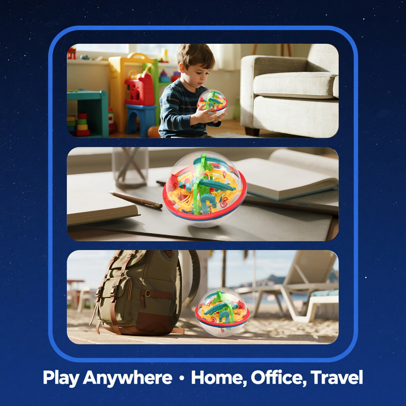 Bola Ajaib 3D Labirin Asah Ota - Educational Globe For Kids ulasan dan harga
