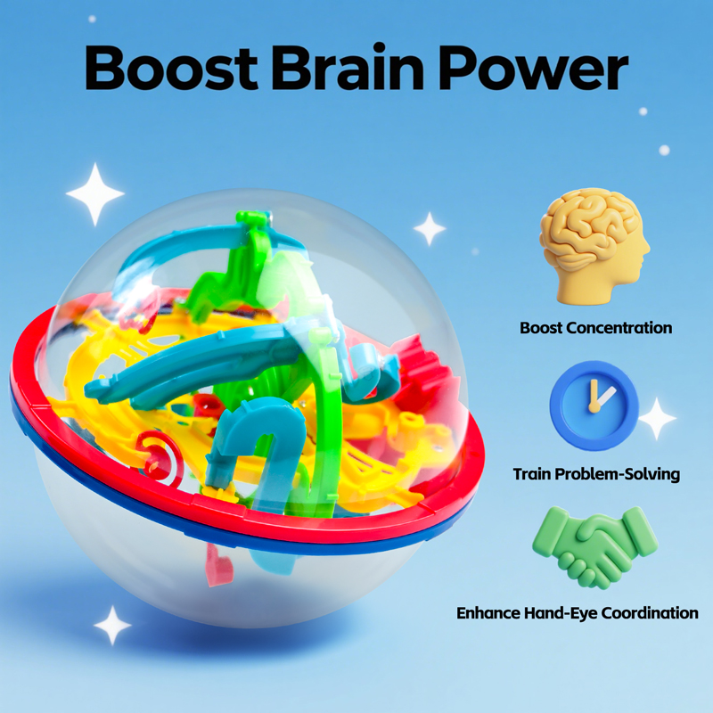 Bola Ajaib 3D Labirin Asah Ota - Educational Globe For Kids ulasan dan harga