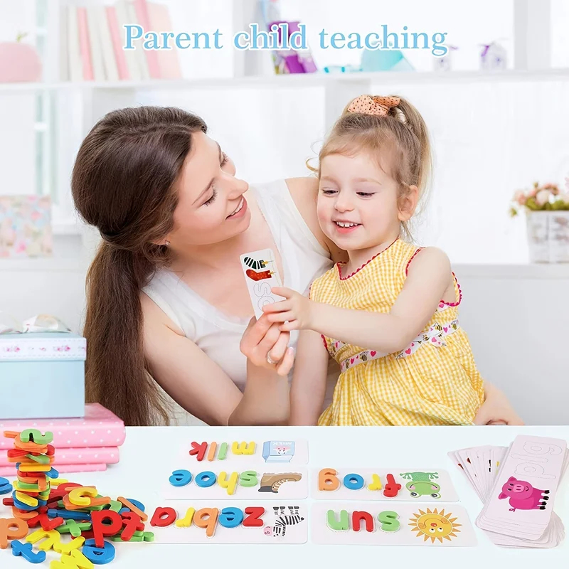 Mainan Kata Montessori Belajar - Kids Education Words ulasan dan harga
