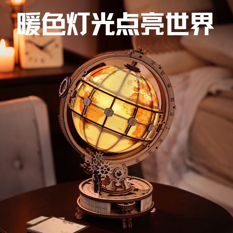 Kit Bangunan Globe Elektrik 3D - Puzzle Map World ulasan dan harga