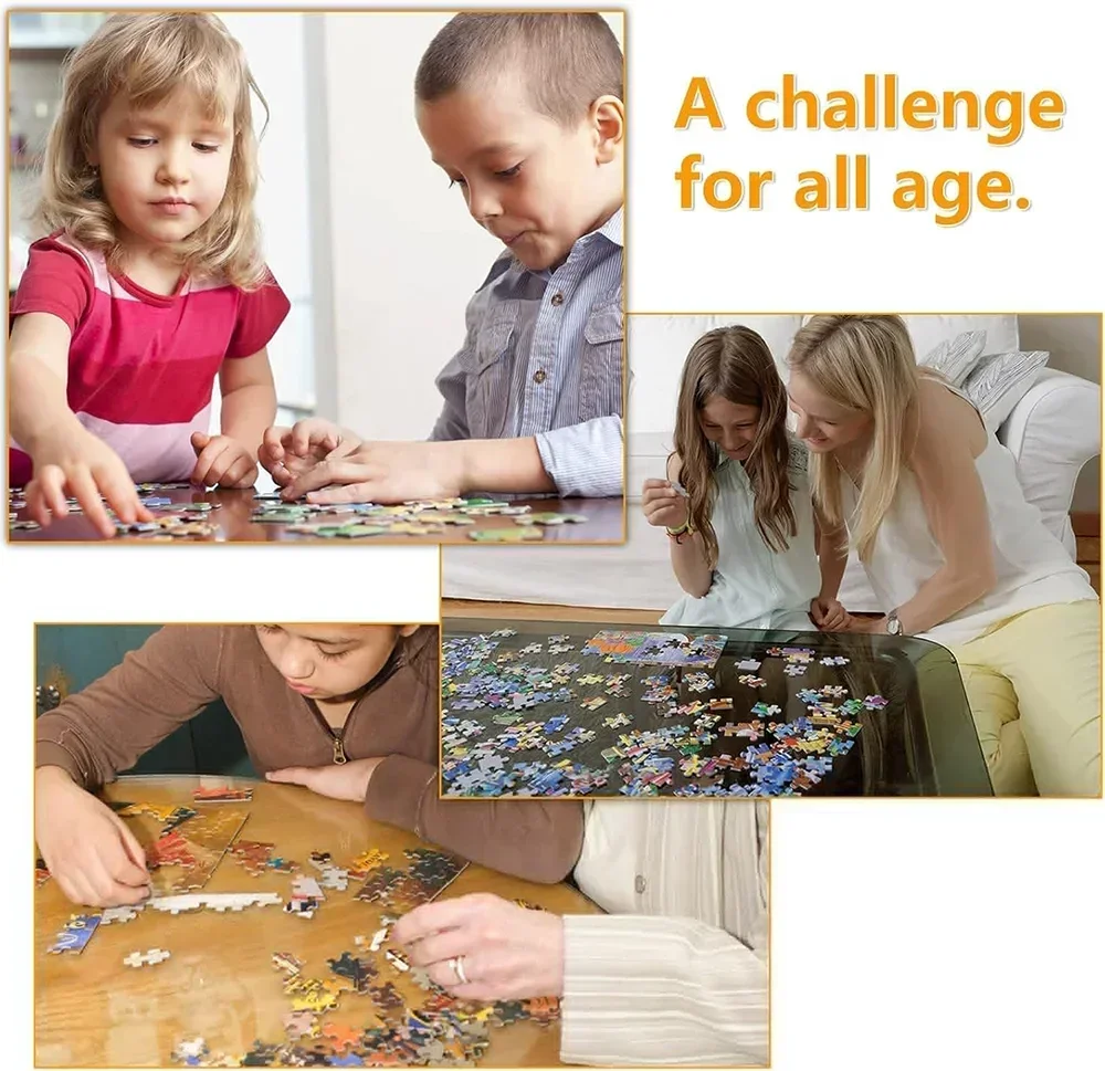 120/300/500/1000 Buah Teka-tek - Puzzle Map World ulasan dan harga