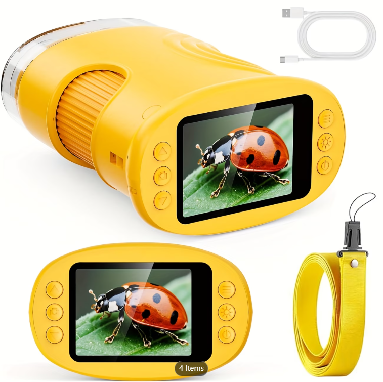 Mikroskop Saku 1000X untuk Ana - Kids Education Video ulasan dan harga