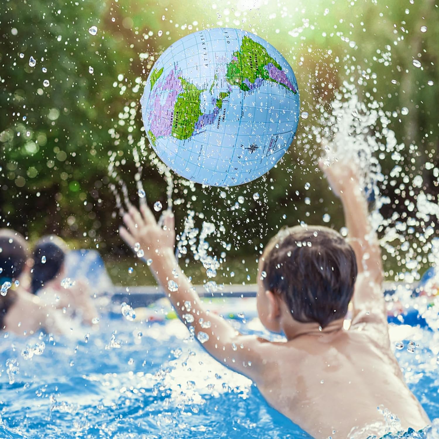 1/2/4 PCS Bola Dunia Tiup Infl - Educational Globe For Kids ulasan dan harga