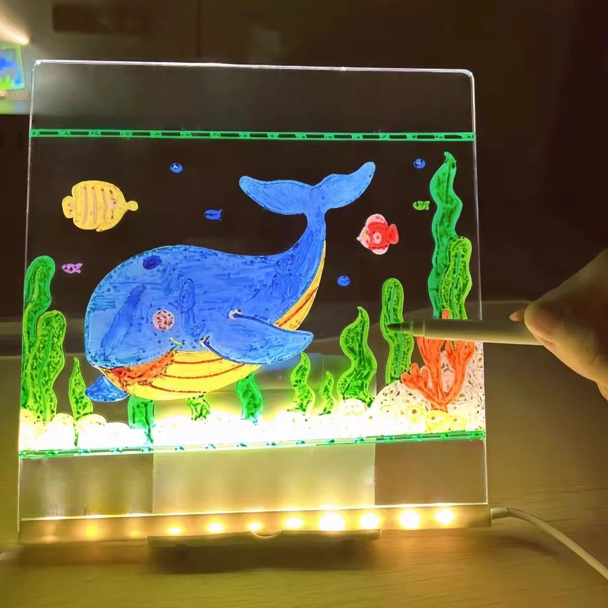 Papan Gambar Anak Magic Glow:  - Kids Education Tablets ulasan dan harga