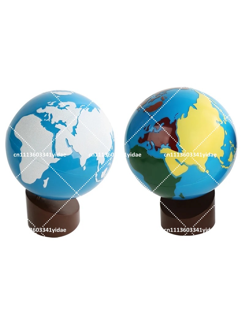 Set Globe Edukasi Montessori - - Educational Globe For Kids ulasan dan harga