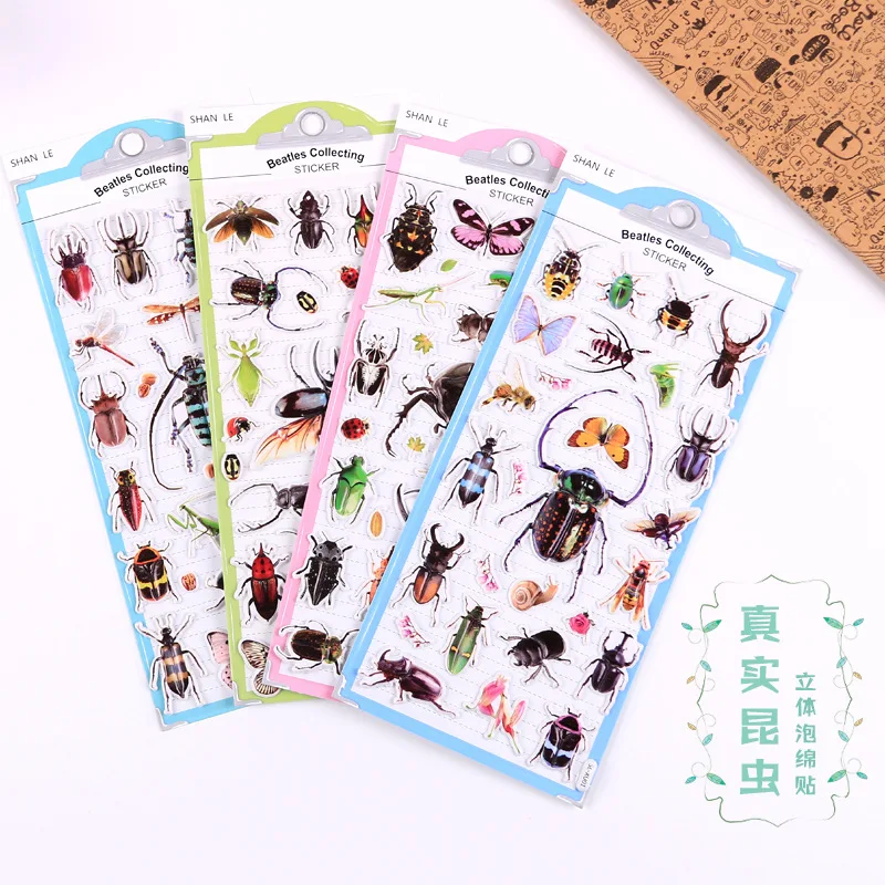 Stiker Serangga 3D Realistis u - Kids Education Tablets ulasan dan harga