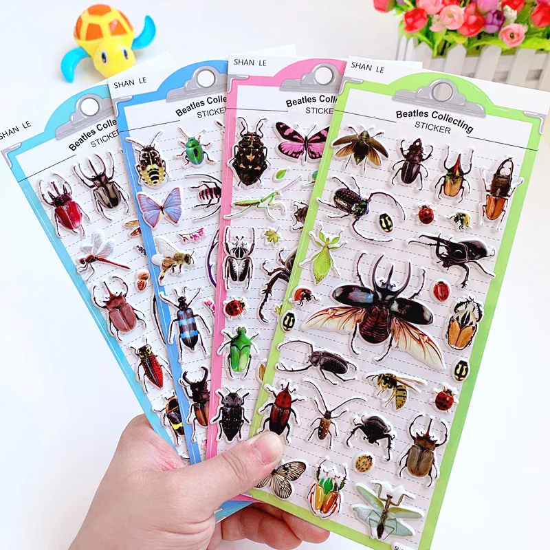 Stiker Serangga 3D Realistis u - Kids Education Tablets ulasan dan harga