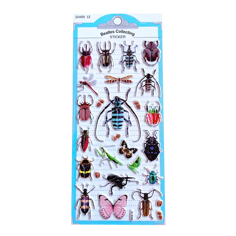 Stiker Serangga 3D Realistis u - Kids Education Tablets ulasan dan harga