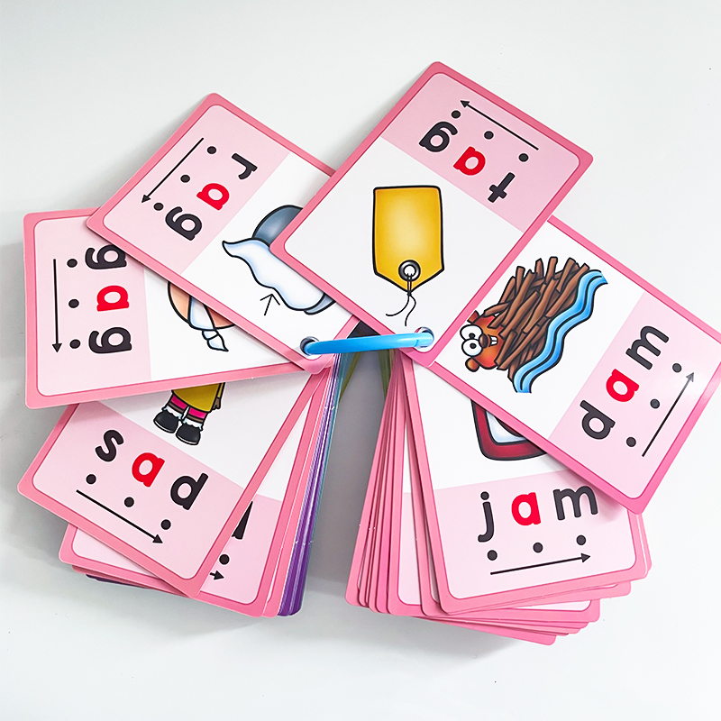 Kartu pembelajaran kata CVC an - Kids Education Words ulasan dan harga