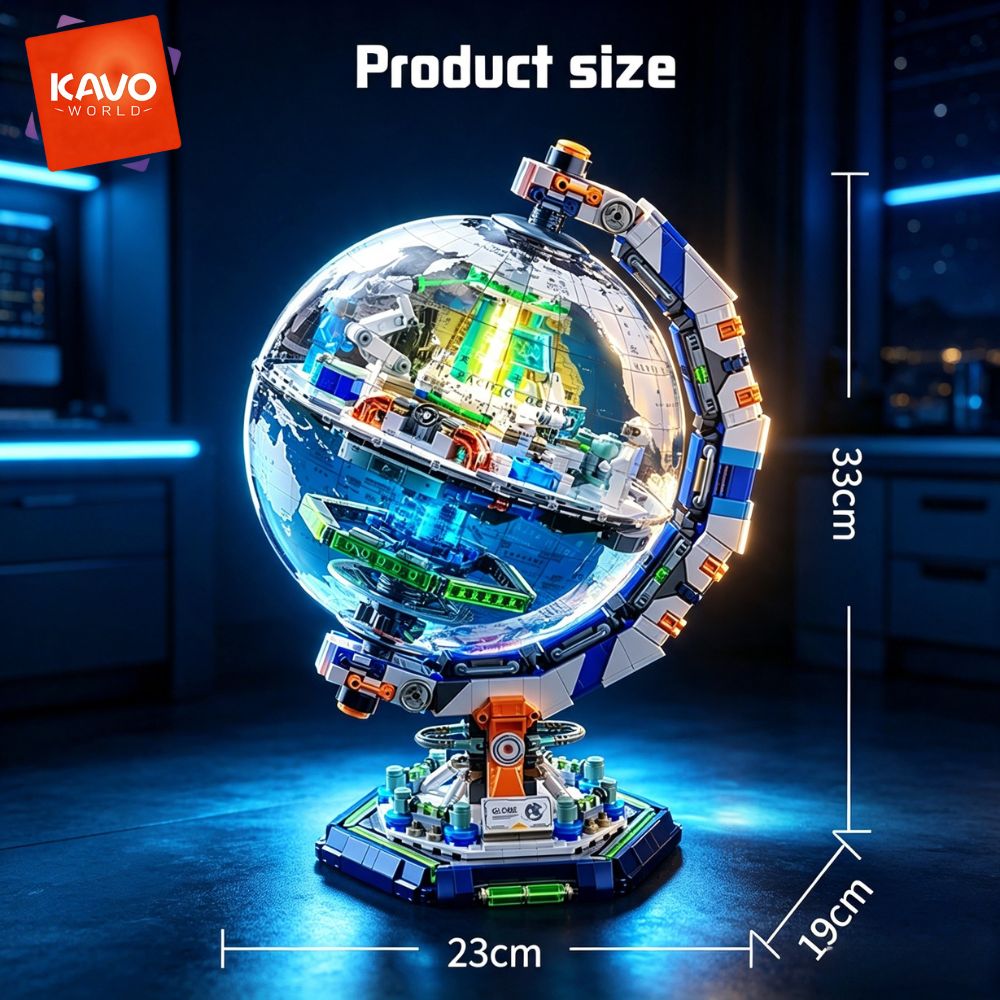 KAVOWORLD 1793pcs Set Blok Ban - Puzzle Map World ulasan dan harga